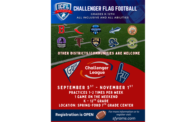 Youth Challenger Flag Football (K-12th)